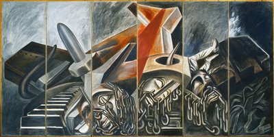 Dive Bomber and Tank by José Clemente Orozco