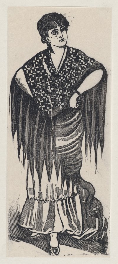 A gypsy, ca. 1880-1910 by José Guadalupe Posada