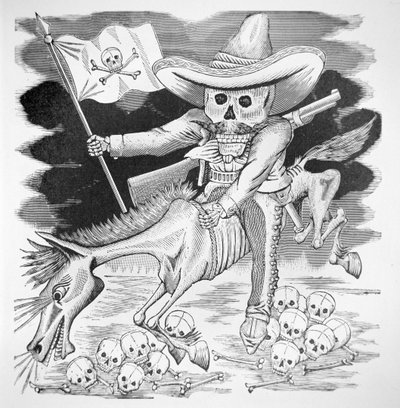 Calavera Zapatista, c.1910 by José Guadalupe Posada