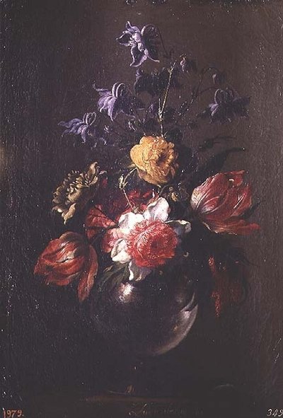 Still Life of Flowers by José Antolínez