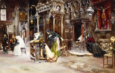 The Confession by Jose Gallegos Arnosa