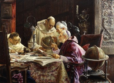 The Geographers by Jose Gallegos Arnosa