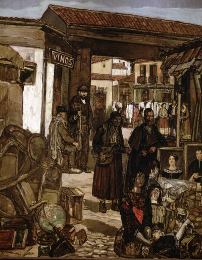 El Rastro, Madrid by Jose Gutierrez Solana