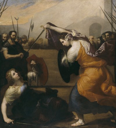 Duel of women by Jose de Ribera