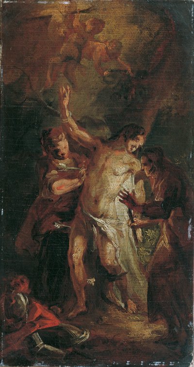 Saint Sebastian and the Women by Josef Anton Mesmer