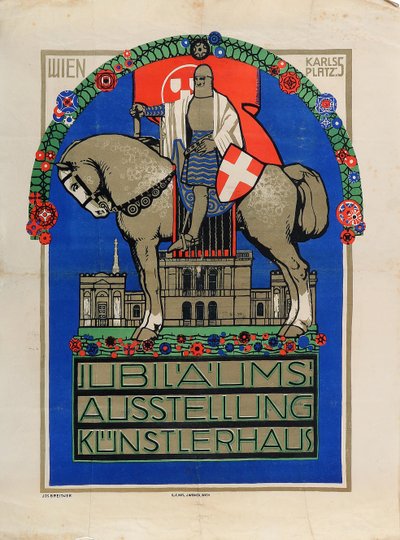 Anniversary Exhibition Vienna Künstlerhaus, 1908 by Josef Breitner