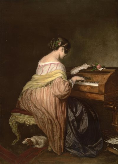 The Pianist by Josef Danhauser
