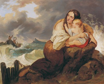 The Shipwrecked by Josef Danhauser