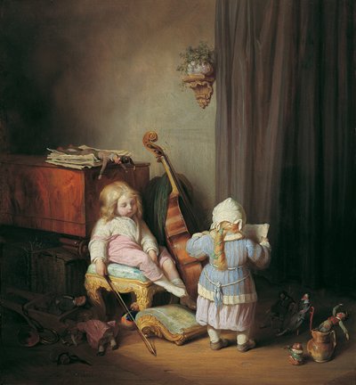 The Little Virtuosos by Josef Danhauser