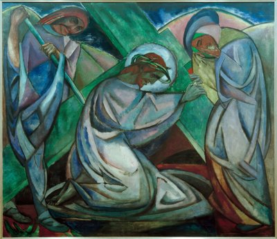 Fall Under the Cross by Josef Eberz