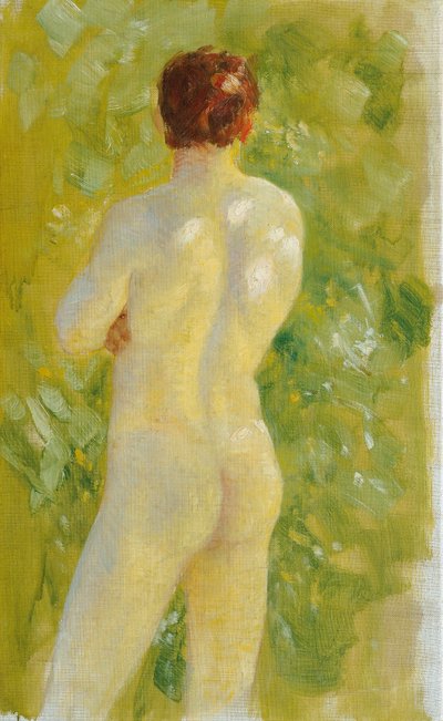 Male Nude by Josef Engelhart