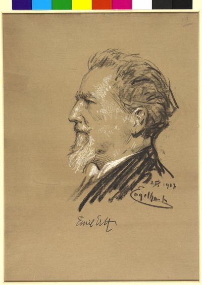 Picture of Emil Ertl, 1889 by Josef Engelhart