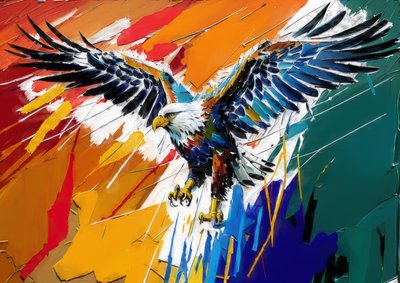 Animals Eagle 3 by Josef Johann Michel