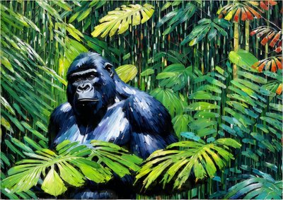 Gorilla 1 by Josef Johann Michel