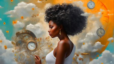 Dreamcore - Breathlessly Timeless Black 04 by Josef Johann Michel
