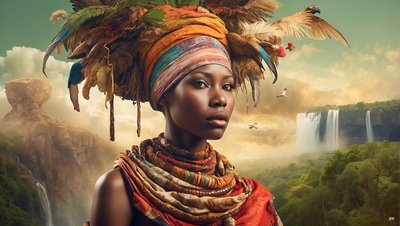 Dreamcore Dreamlike Scene Africa 03 by Josef Johann Michel