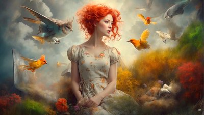 Dreamcore Dreamlike Scene British 03 by Josef Johann Michel