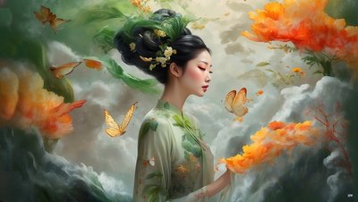 Dreamcore Dreamlike Scene Chinese 02 by Josef Johann Michel