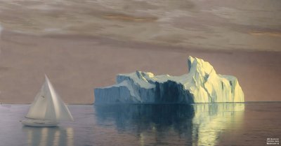 JJM Recreates Bierstadt-A: The Iceberg by Josef Johann Michel
