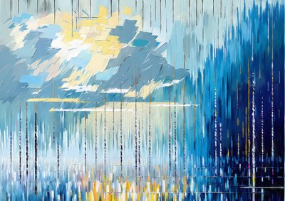 Waves Sky 02 by Josef Johann Michel
