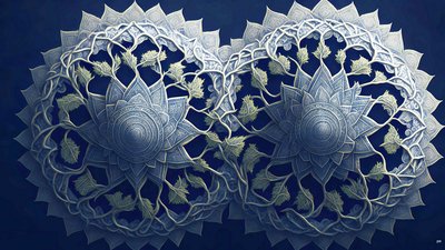 Mandala: African Elements 02 by Josef Johann Michel
