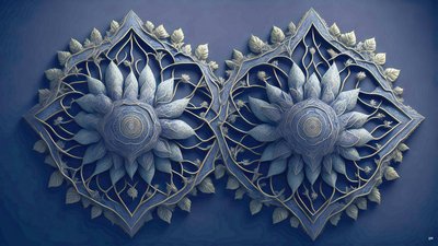 Mandala: African Elements 01 by Josef Johann Michel