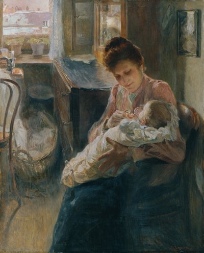 Young Mother by Josef Jungwirth