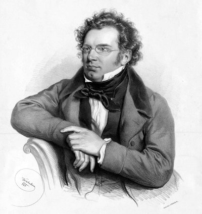 Franz Schubert by Josef Nikolaus Kriehuber