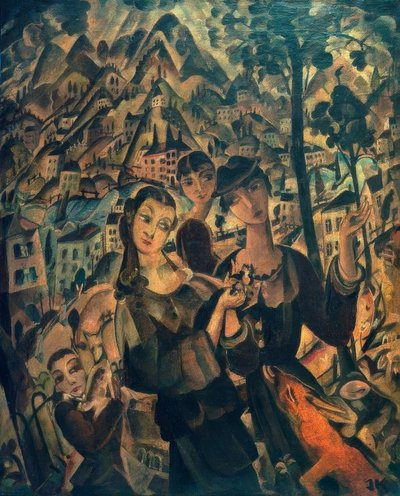 City and People by Josef Kölschbach