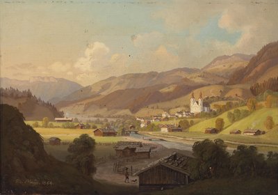 View of Maria Rain, Carinthia by Josef Mayr