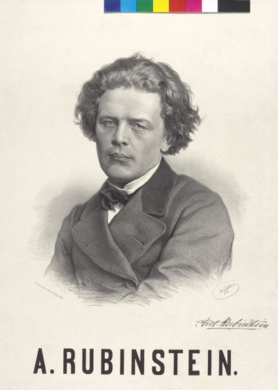 Anton Rubinstein by Josef Nikolaus Kriehuber