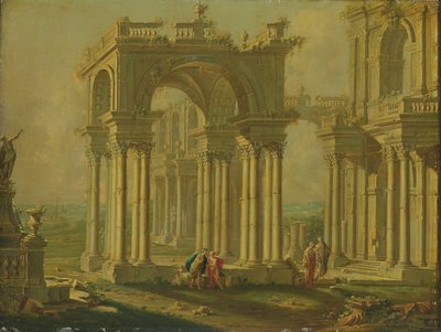 Landscape with Ruins by Josef Platzer
