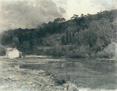 On the Guadaira (Spain) by Josef Sturm