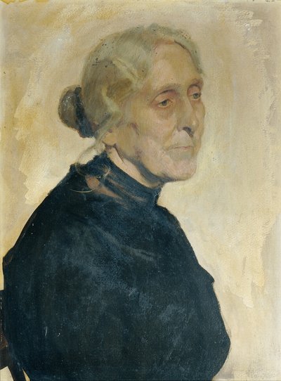 Portrait of an Old Lady by Josef Wawra