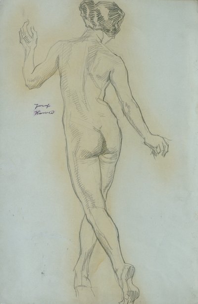 Back Nude by Josef Wawra