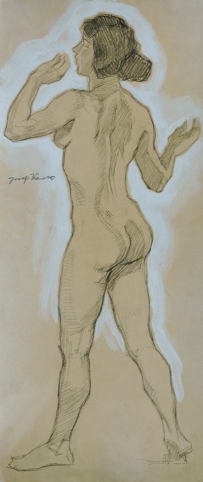 Nude Back, Head to the Left by Josef Wawra