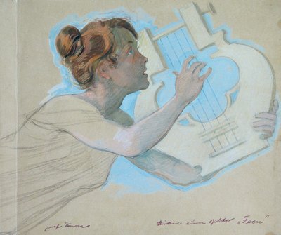 Study for the Painting: Fairies by Josef Wawra