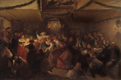 A Wedding Party from Vingåker by Josef Wilhelm Wallander