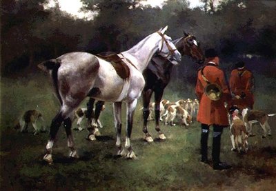 The Hunt by Josep Cusachs y Cusachs