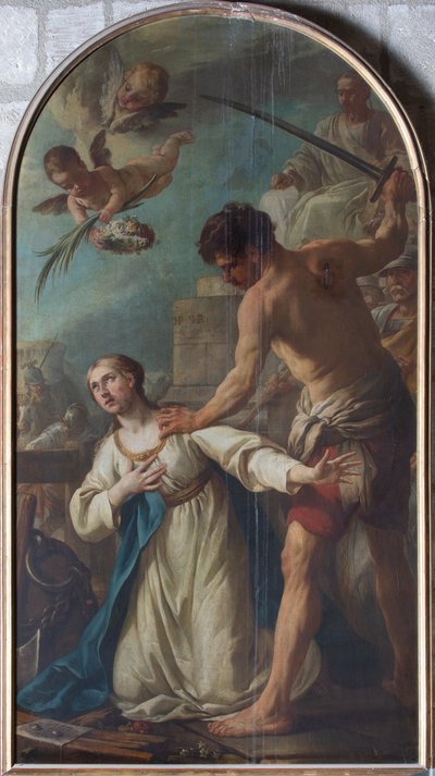 The Martyr of Saint Catherine by Joseph Marie the Elder Vien
