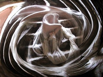 Cocoon in Stair by Joseph Angilella Auquier