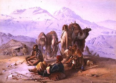 An Arab Encampment by Joseph Austin Benwell
