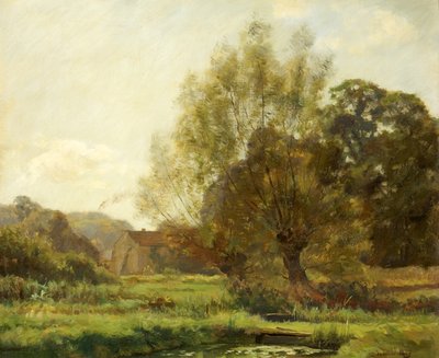 Bibury, Fishponds by Joseph Barnard Davis