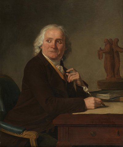 Portrait of Jean Rameau, 1793 by Joseph Benoît Suvée