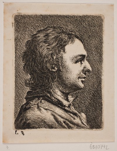 Bust Portrait of a Young Man by Joseph Brecheisen