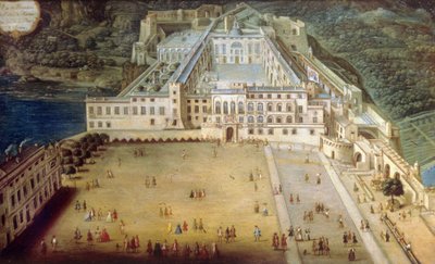 The Palace in Monaco in 1732 by Joseph Bressan