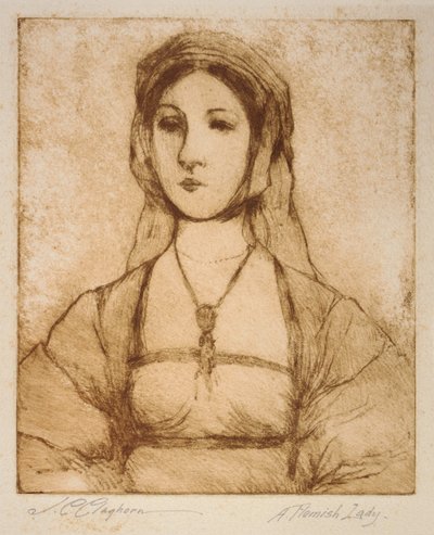 A Flemish Lady by Joseph C. Claghorn