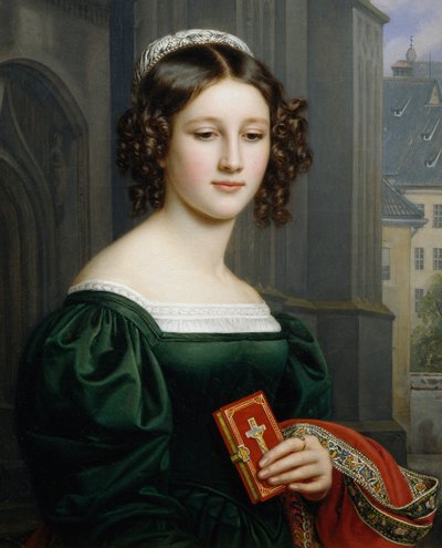 Portrait of Anna Hillmaier by Joseph Carl Stieler