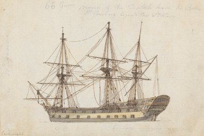 Sixty-six Guns: Single Frigate by Joseph Cartwright
