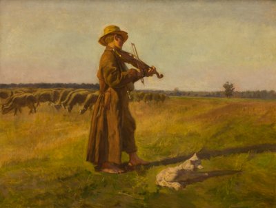 Cowherd by Joseph Chelmonski